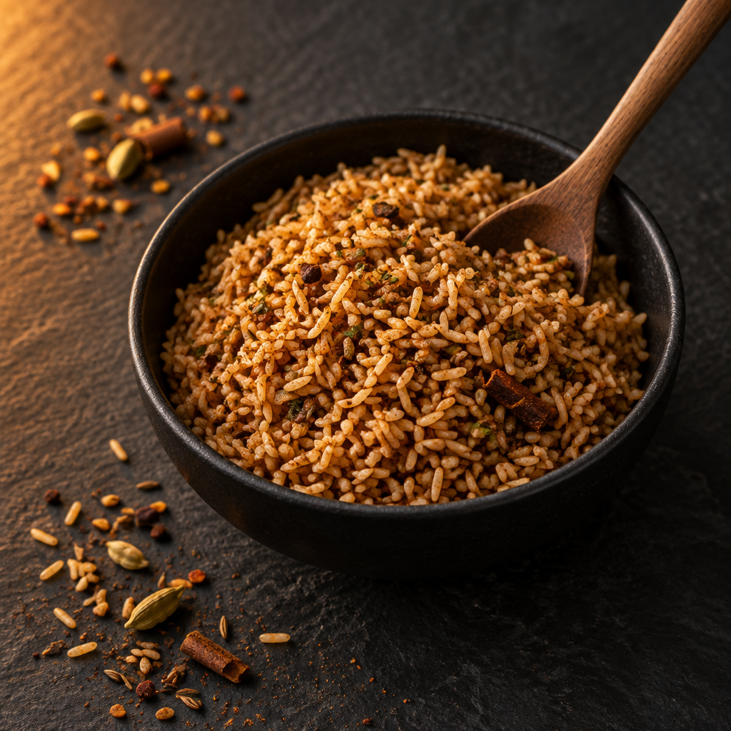 خلطة أرز بني